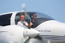 Cannes Aviation flight instructor and student pilot
